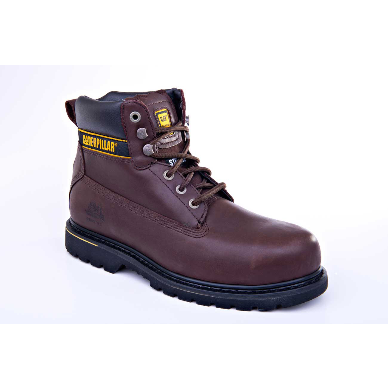 Caterpillar Holton St - Sa Philippines - Mens Safety Boots - Burgundy 29461GTLM